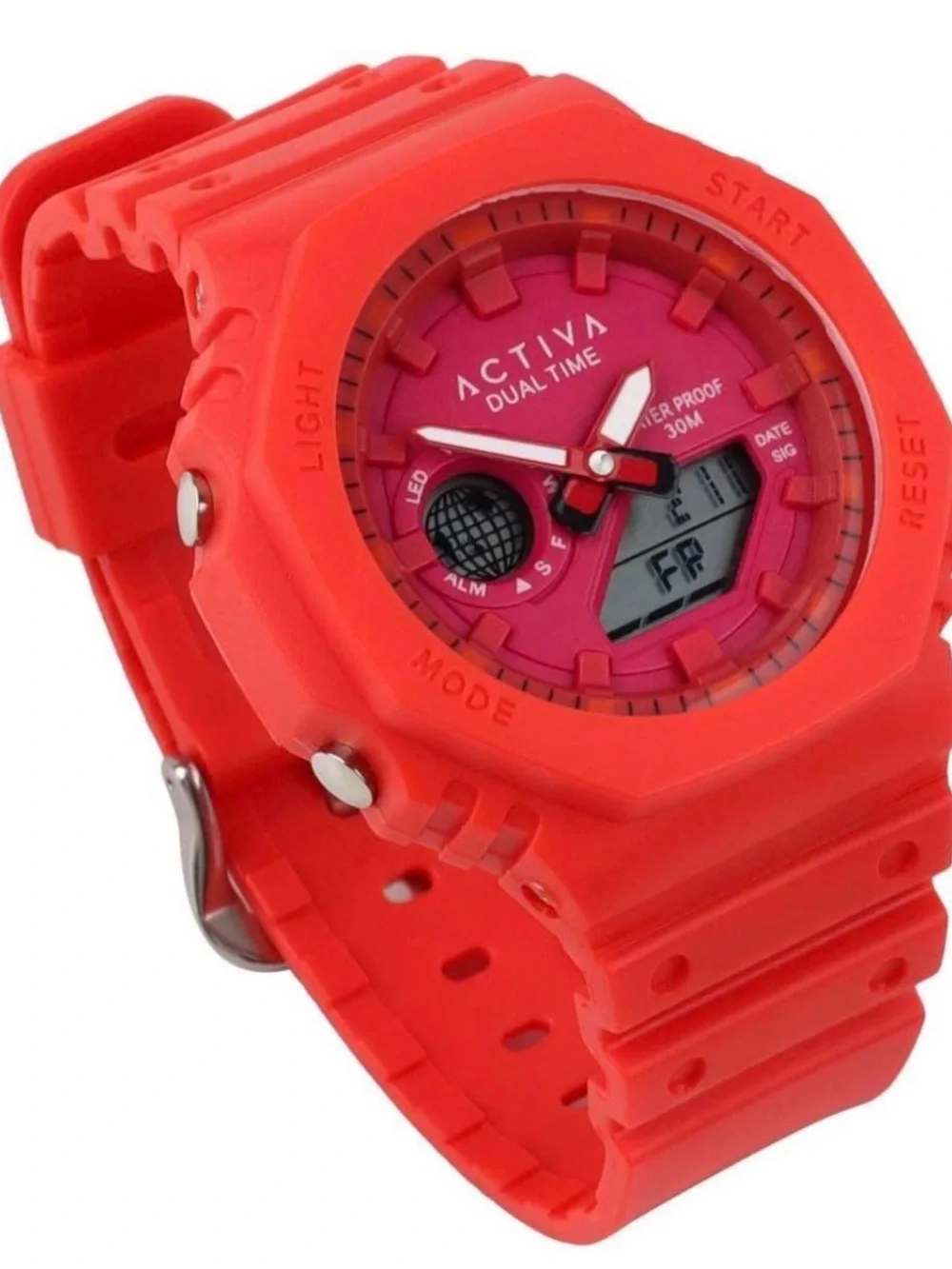 Activa Recon X Invicta Analog Digital Unisex Watch - 45.5mm, Red